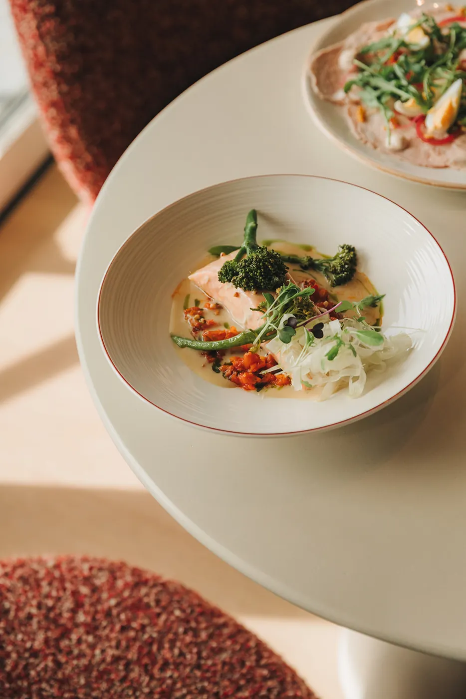 Visgerecht uit de keuken van Bistro Bicyclette